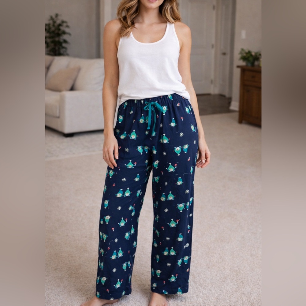 Gnome Pajama Pants NWOT